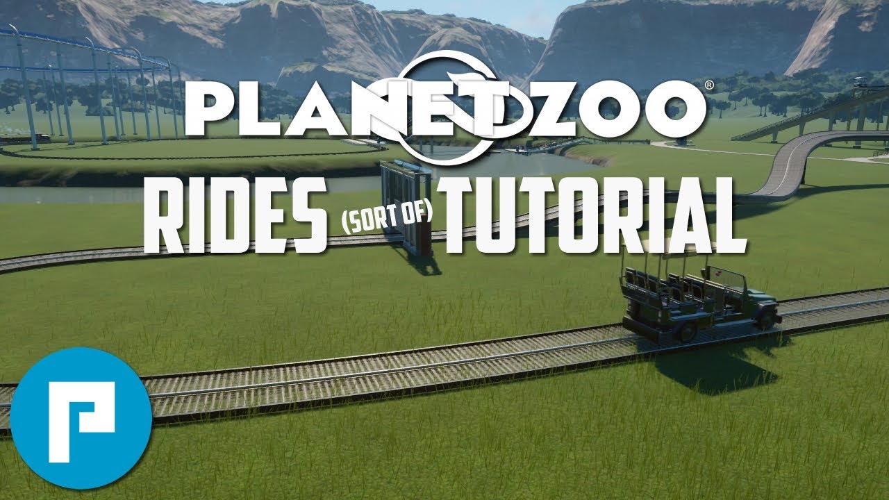 🚟 Planet Zoo | Учебное пособие по аттракционам (вроде как) | Краткий обзор всех новых аттракционо...