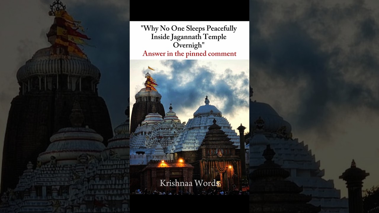 The Mystery of Jagannath Temple's Sleepless Nights! #jagannath #hindudeity