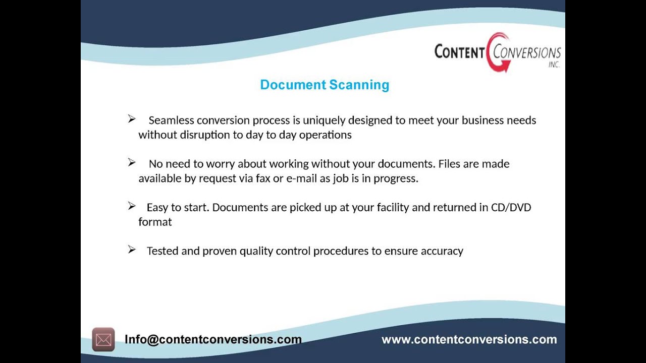 Online Documnt storage Document Management Data Entry Services- ContentConversions