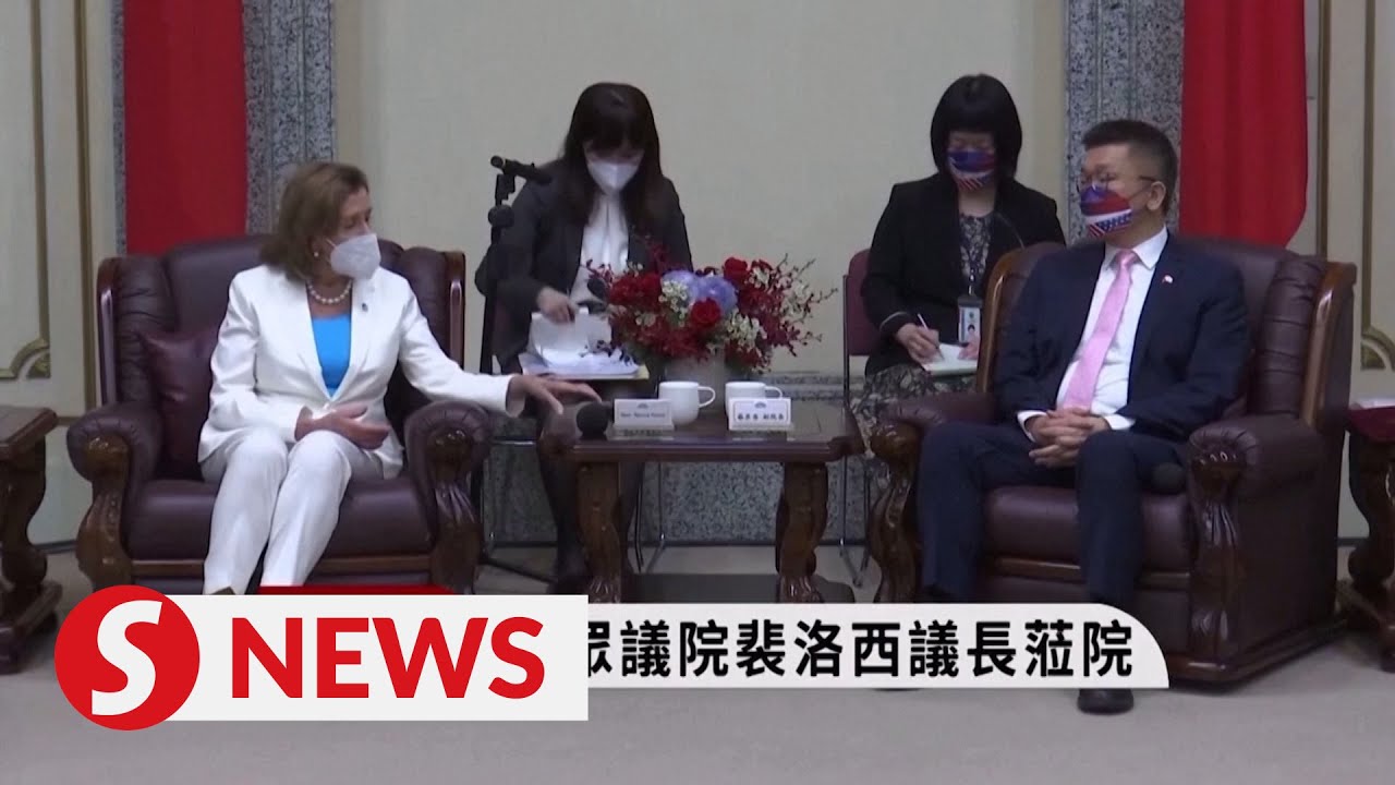 Pelosi addresses Taiwan parliament