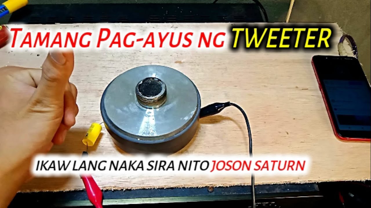 Sinira ni Joson Saturn ang TWEETER ko,,Tamang pag-ayos ng Compression Driver Tweeter/Tweeter Repair
