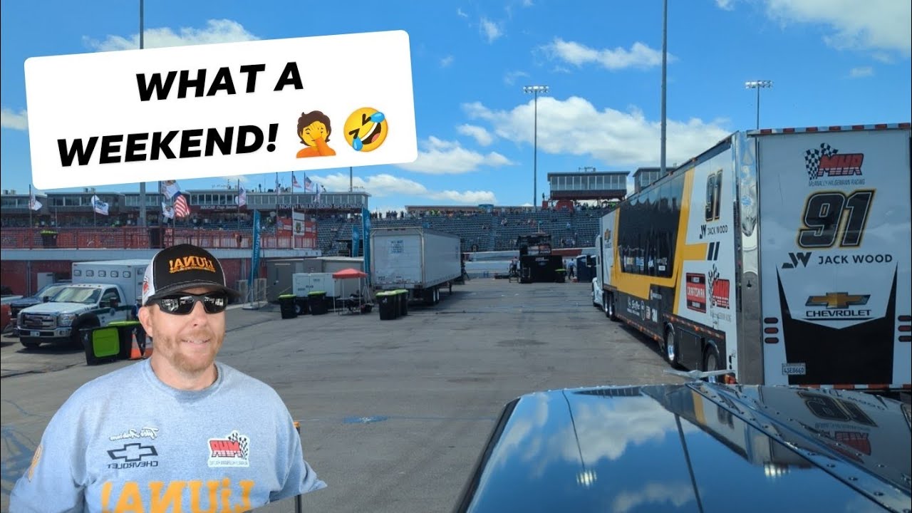 NASCAR Haulers Leave North Wilkesboro Speedway after a Crazy Weekend!