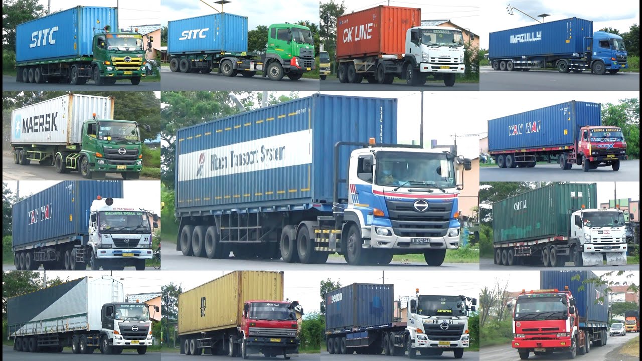 HUNTING TRUK KONTAINER GANTENG !!! HINO FUSO ISUZU GIGA UD QUESTER MERCY UD NISSAN CONDOR