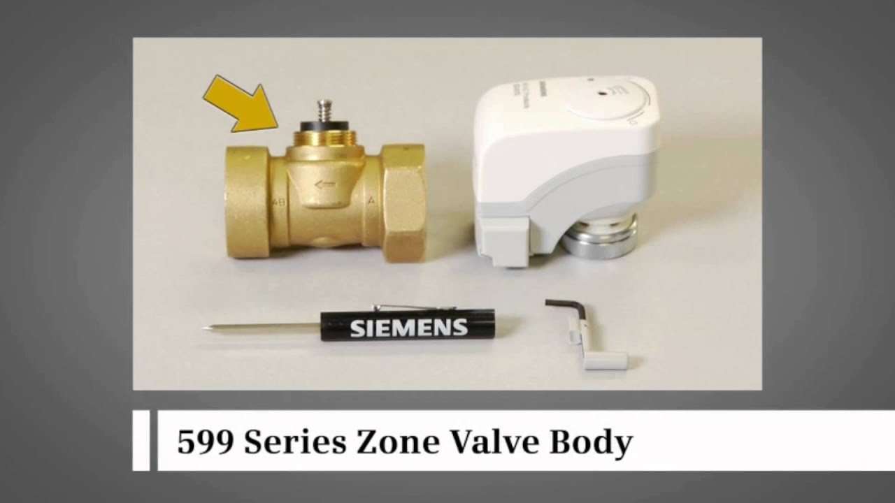 Siemens Installing an SSA Valve Actuator to the Zone Valve Body