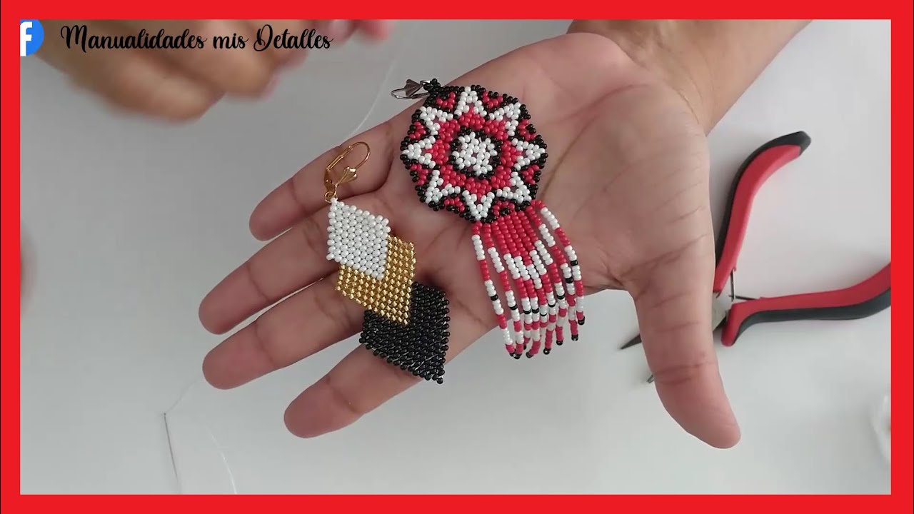 Tutorial arete tricolor en mostacilla checa