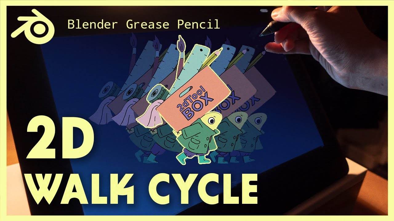 How To Walk Cycle In Blender Grease Pencil
