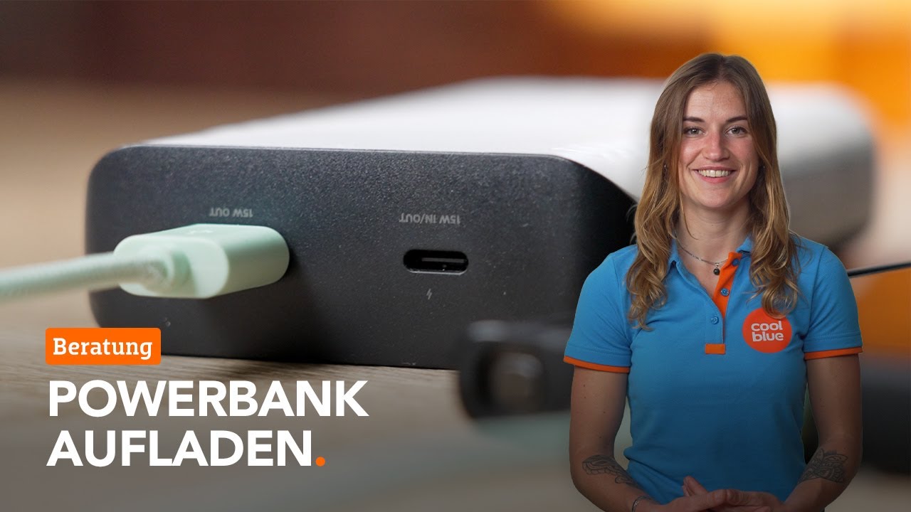 Wie lade ich meine Powerbank auf?