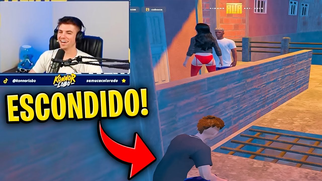 LOBINHO FLAGROU UM DARK RP NO BECO KKKKKKKK - GTA RP