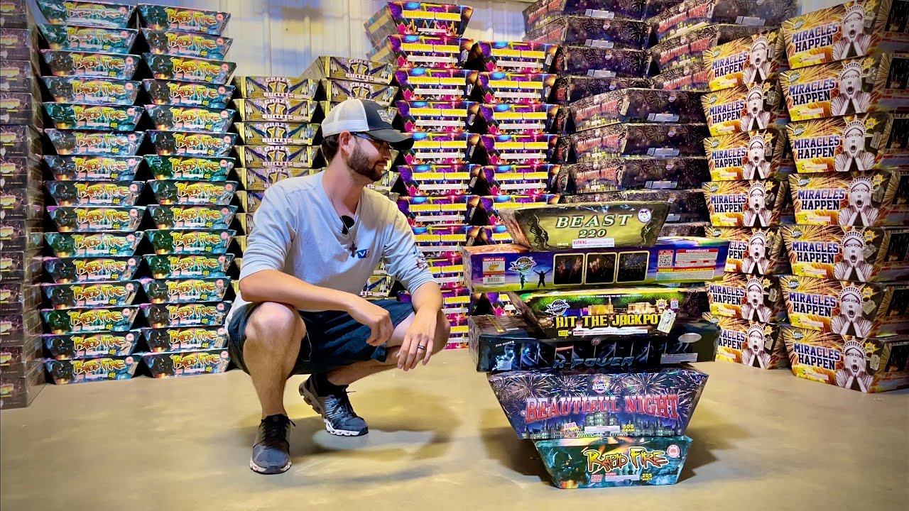 $800 BUDGET FIREWORK SHOPPING & DISPLAY - 1,066 SHOTS