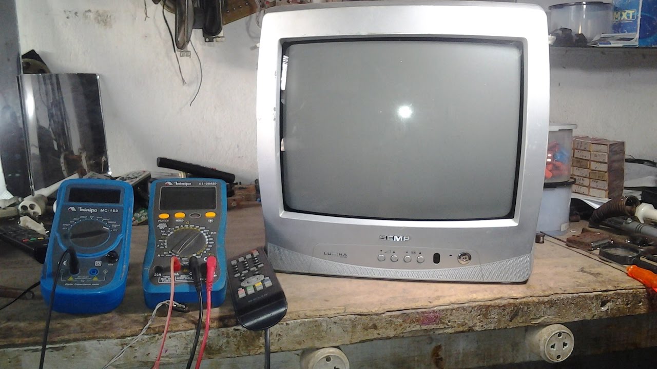 ( 60)# TV SEMP TOSHIBA não funciona, não liga, veja quais peças foram trocada.