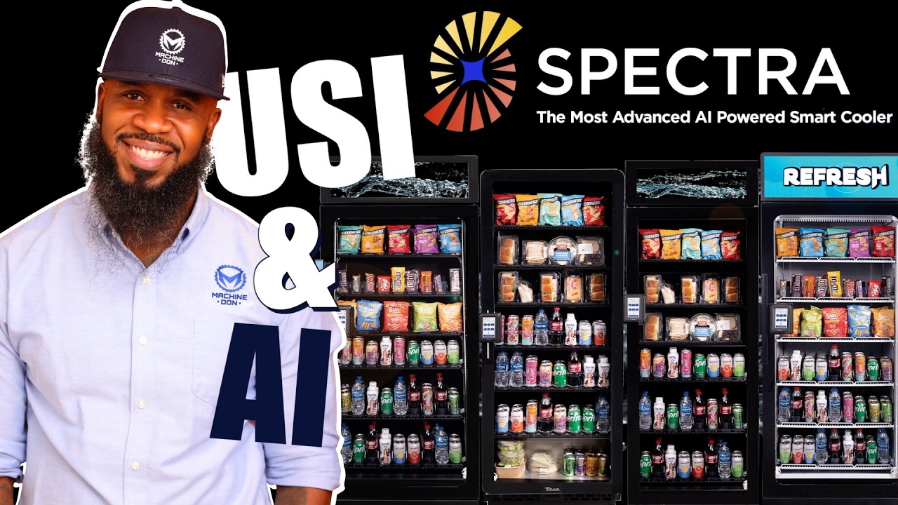USI&rsquo;s New Spectra AI Smart Coolers 🔥 FIRST LOOK at NAMA 2026 #VendingMachine #NAMA2026 #SmartVending