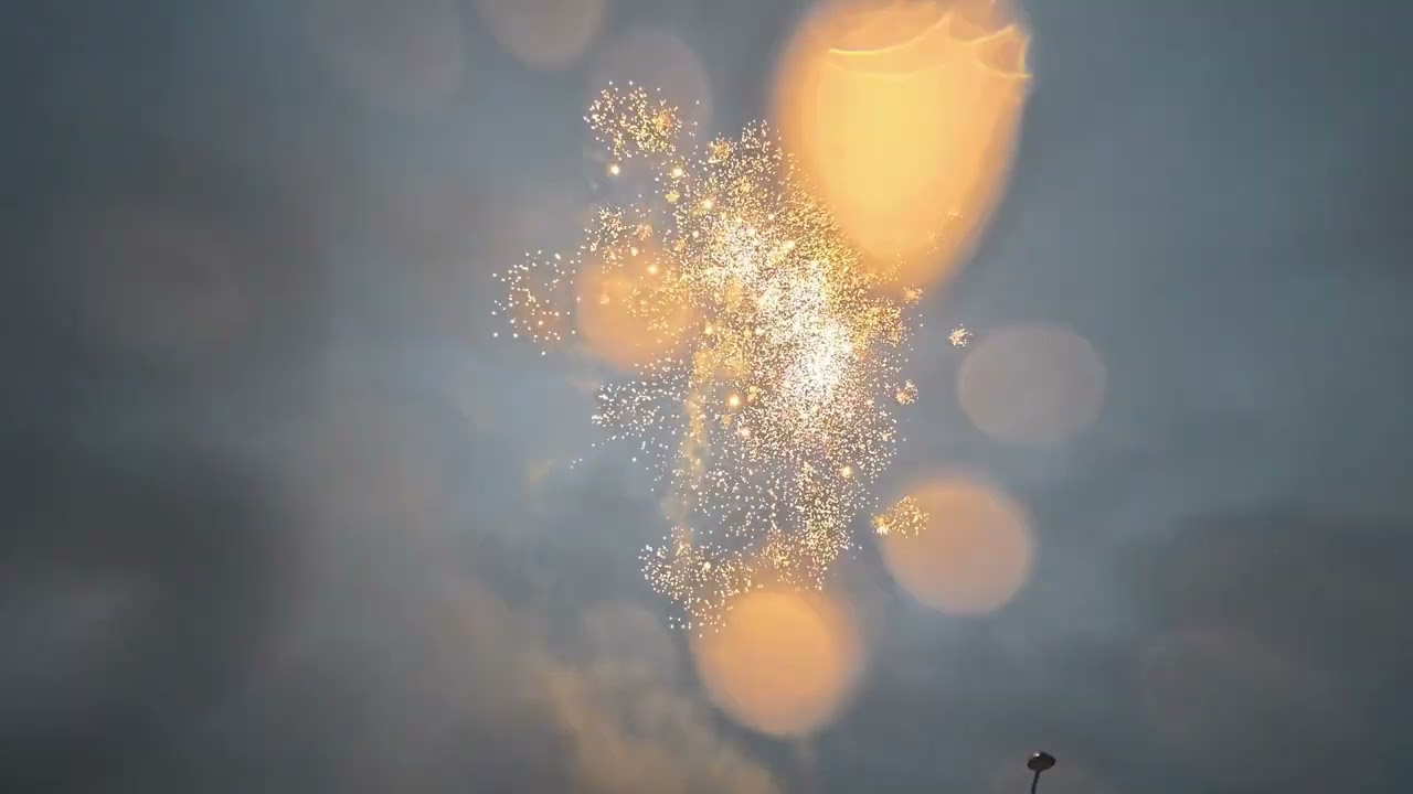 Feux d'artifice de nuit pour la société PMB ALCEN