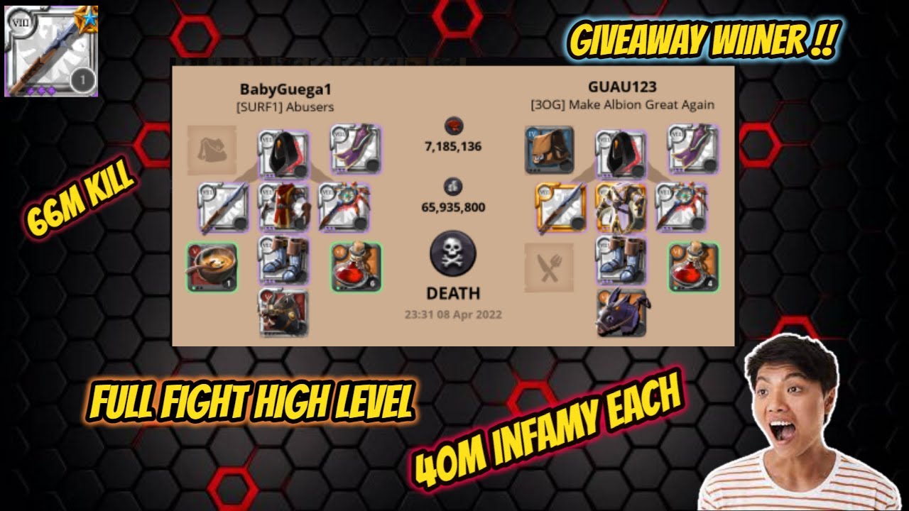 1H SPEAR 51M LOOT IN ONE FIGHT CORRUPTEDS- ALBION ONLINE ||BABYGUEGA