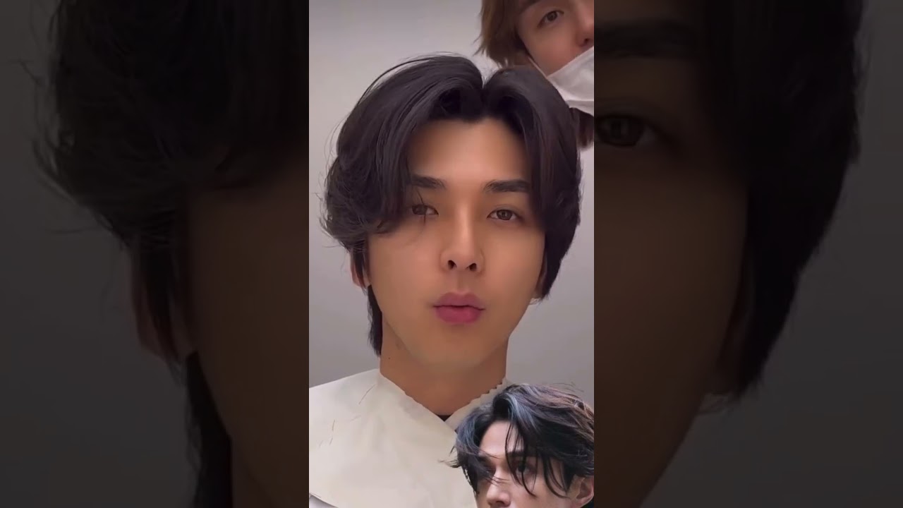 Корейский объём#korean #menshaircut #hair #hairhacks #layerhaircut #menshairstyles #bts #haircut