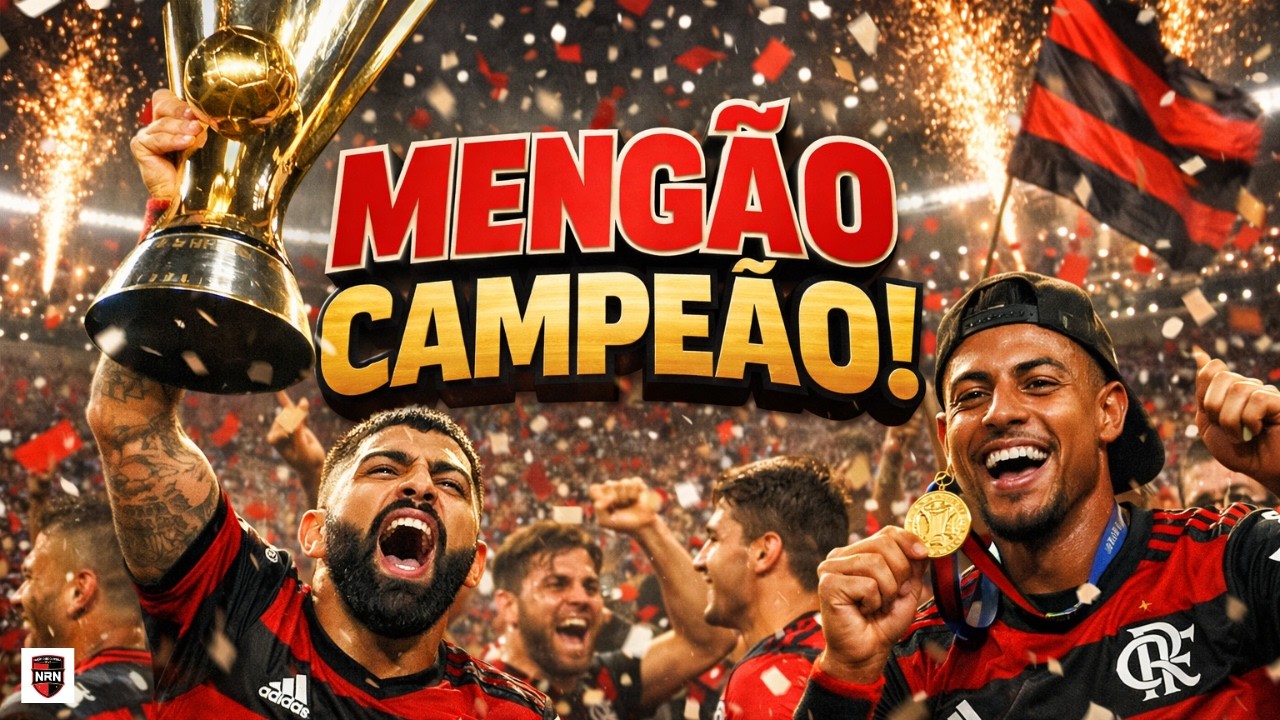 🎉⚽ MENGÃO CAMPEÃO! A Explosão da Torcida do Flamengo na Grande Final 🏆🔴⚫