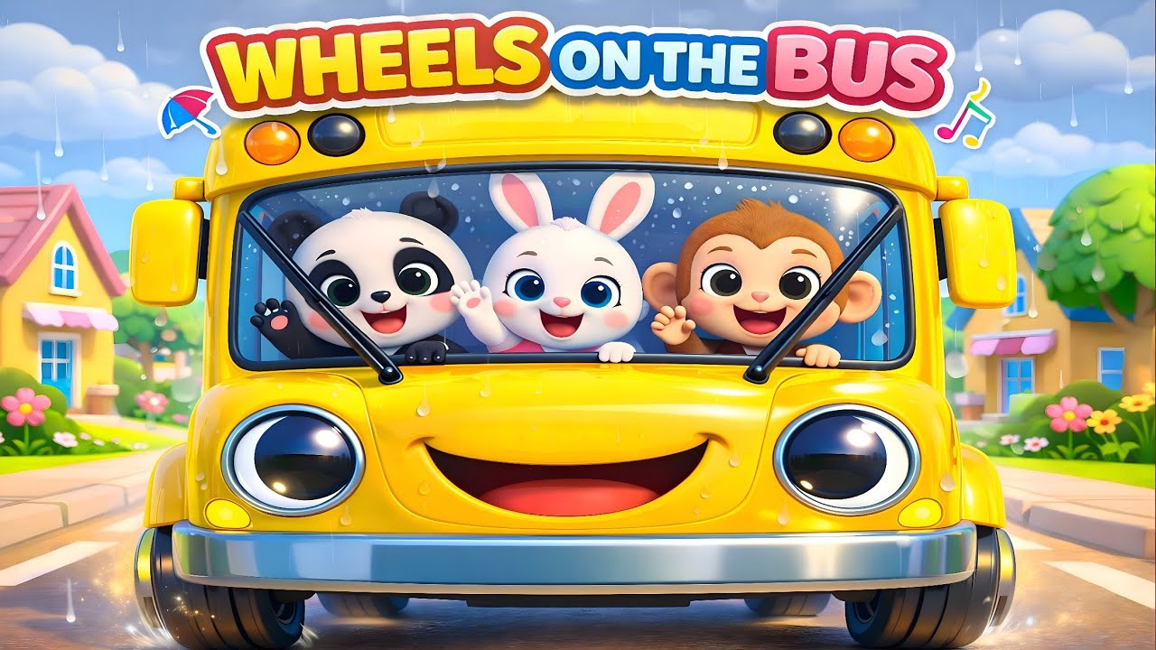 Wheels on the Bus 🚌 | Nursery Rhymes for Kids | Kids Songs & Baby Songs (2 Minutes)