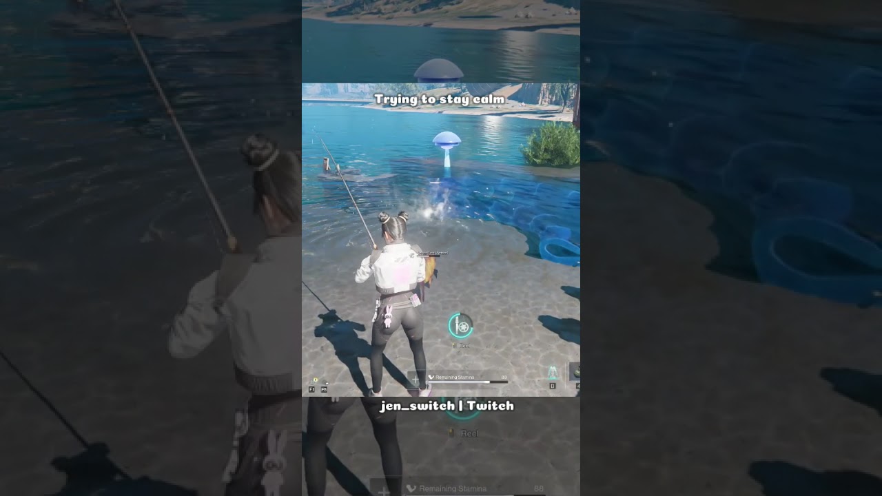 Fishing in Once Human can be relaxing until you find a rare fish!  #oncehuman #oncehumanmobile