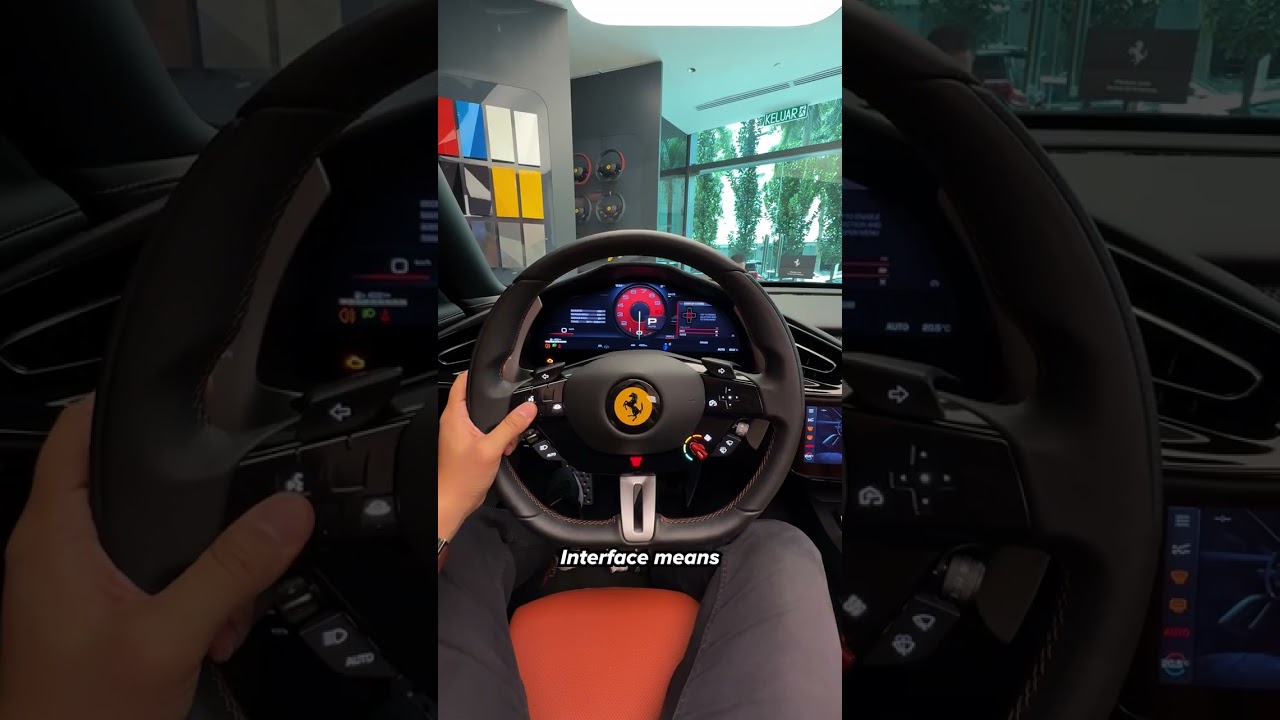 How to drive the Ferrari 12Cilindri: V12 power & HMI guide! #Ferrari #V12 #Supercars