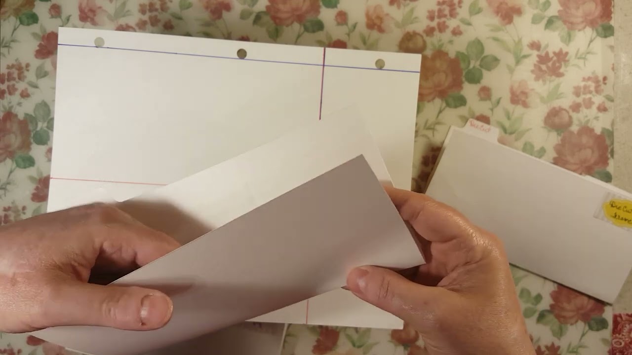 DIY Ephemera Folders - #1 Tab Divider Series