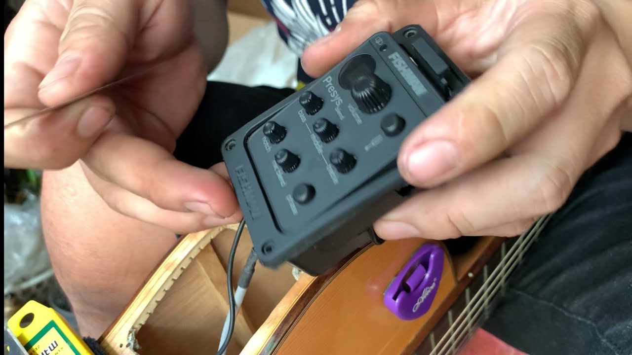 Eq guitar nâng cấp cho đàn tốt - eq fishman 301 mic plend