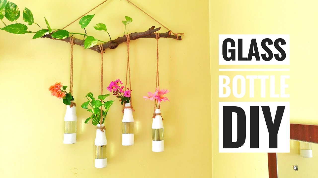 Glass bottles Painting Ideas| Sauce Bottles DIY| How to recycle glass bottles