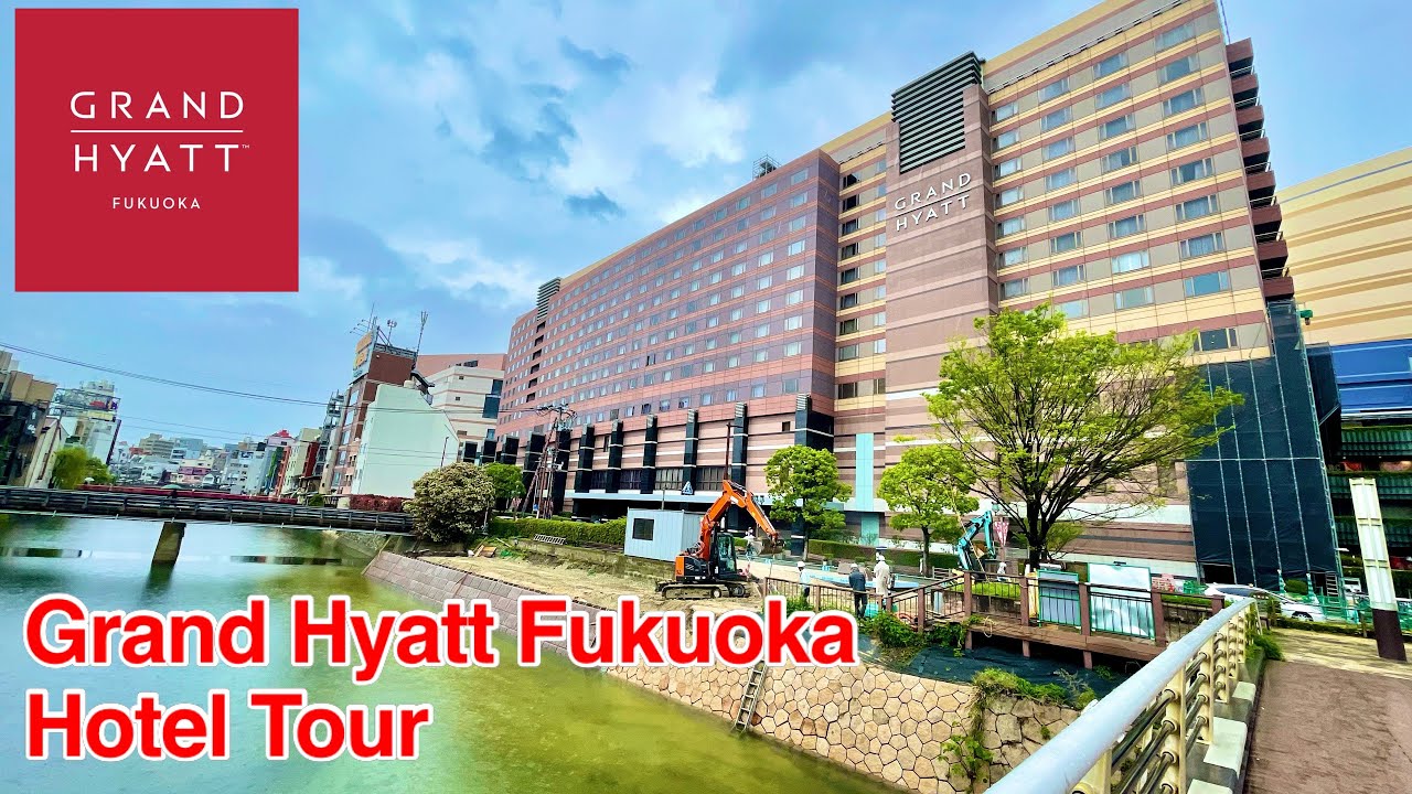 Grand Hyatt Fukouka HOTEL TOUR || Canal City Hakata
