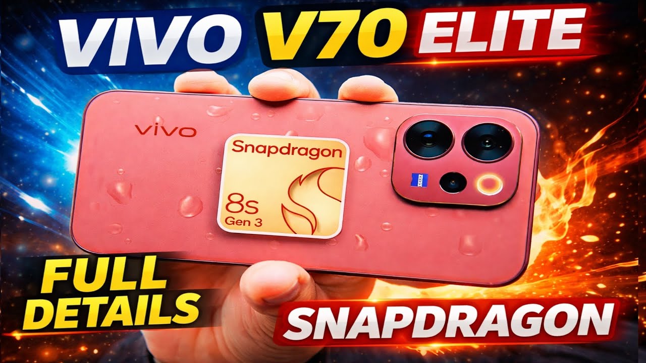 Vivo v70 / vivo v70 elite full details snapdragon camra quality✅ batery bacoup ✅  