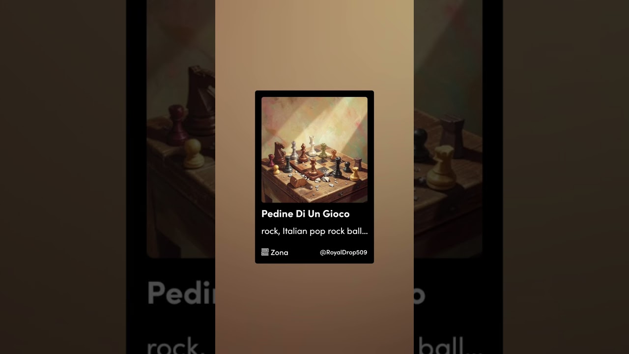 Pedine di un gioco...#italy #musica 