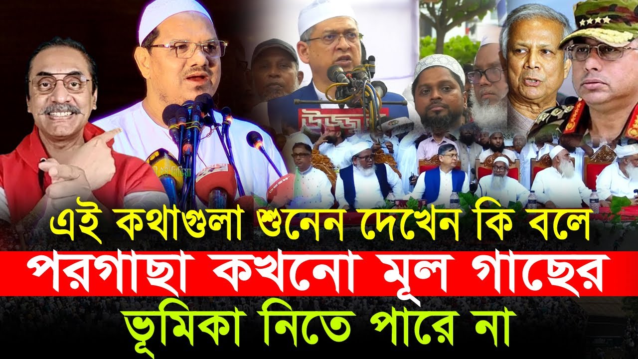 পরগাছা কখনো মূল গাছের ভূমিকা নিতে পারে না | চরমোনাই পীর রেজাউল করিমের | rezaul karim
