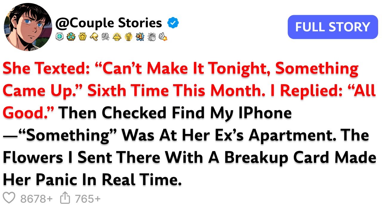 She Texted: “Can’t Make It Tonight, Something Came Up.” Sixth Time This Month. I Replied: “All...