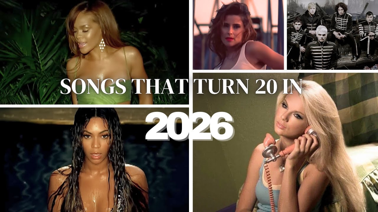 Songs that turn 20 years in 2026