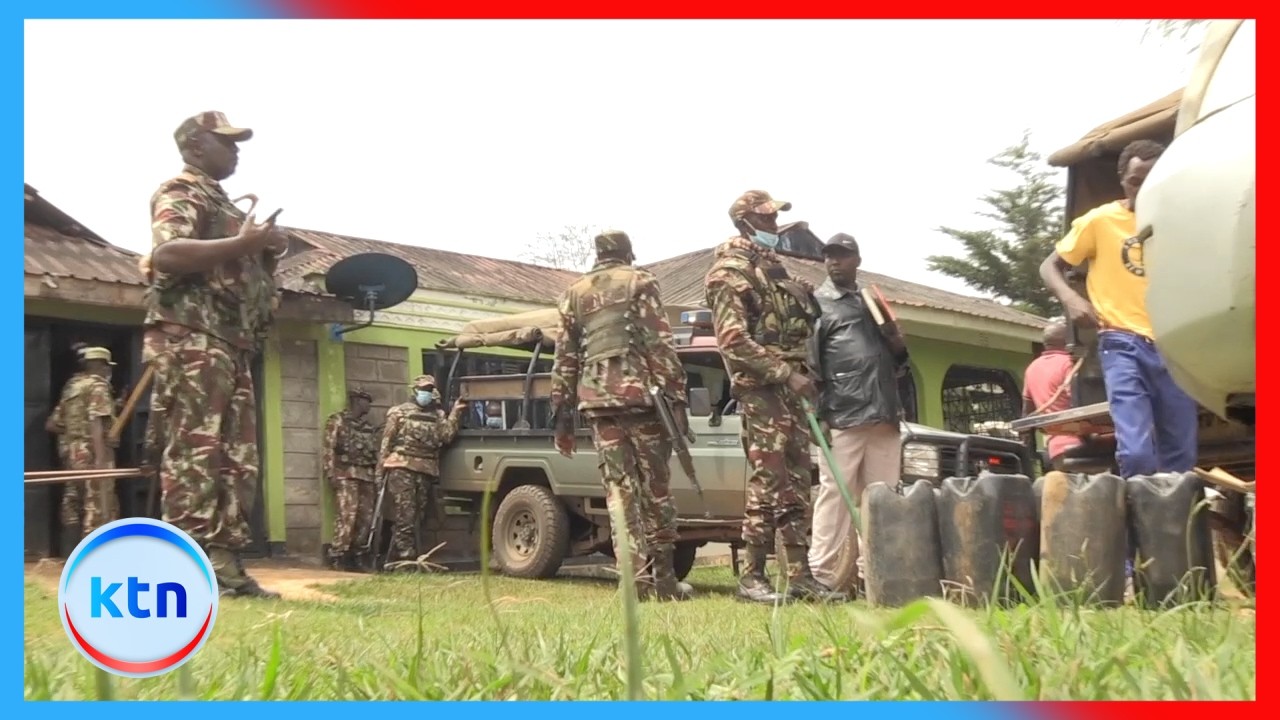 NACADA operation in Trans Nzoia dismantles suspected counterfeit alcohol network