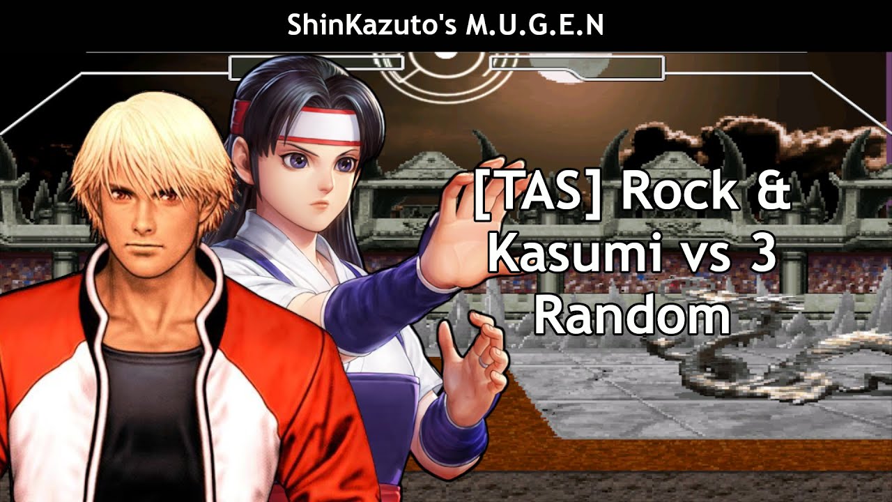 Kaz Mugen: [TAS] Rock & Kasumi vs 3 Random