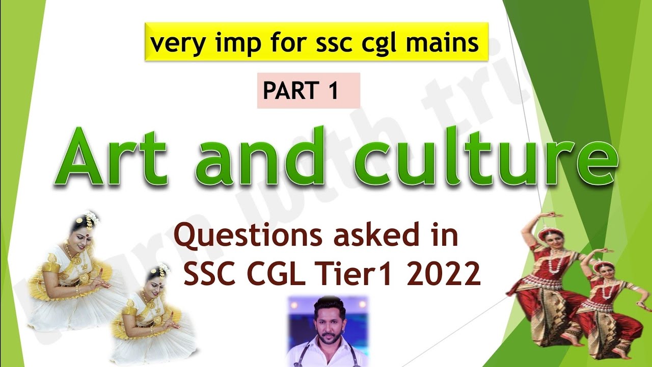 Art & culture Questions of CGL Tier 1|| Imp for SSC CGL Mains||Part 1||🌝