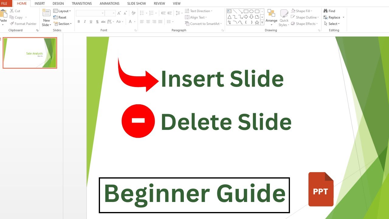 How to Insert and Delete Slides in Powerpoint - Beginner Guide