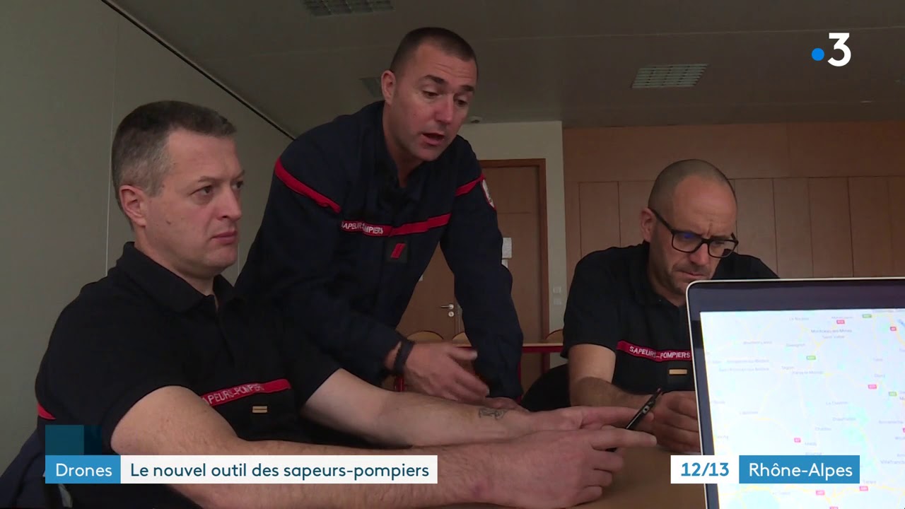 Reportage 06032020_France 3 Rhône-Alpes_formation des télépilotes drones SDIS de l'Ain