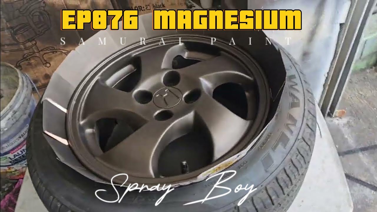 CAR MAGS REPAINT USING SAMURAI PAINT / EP876 MAGNESIUM