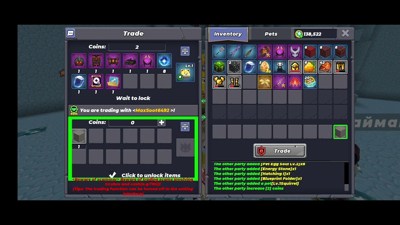 Part 2 of trading round stone until I get divine dual blades