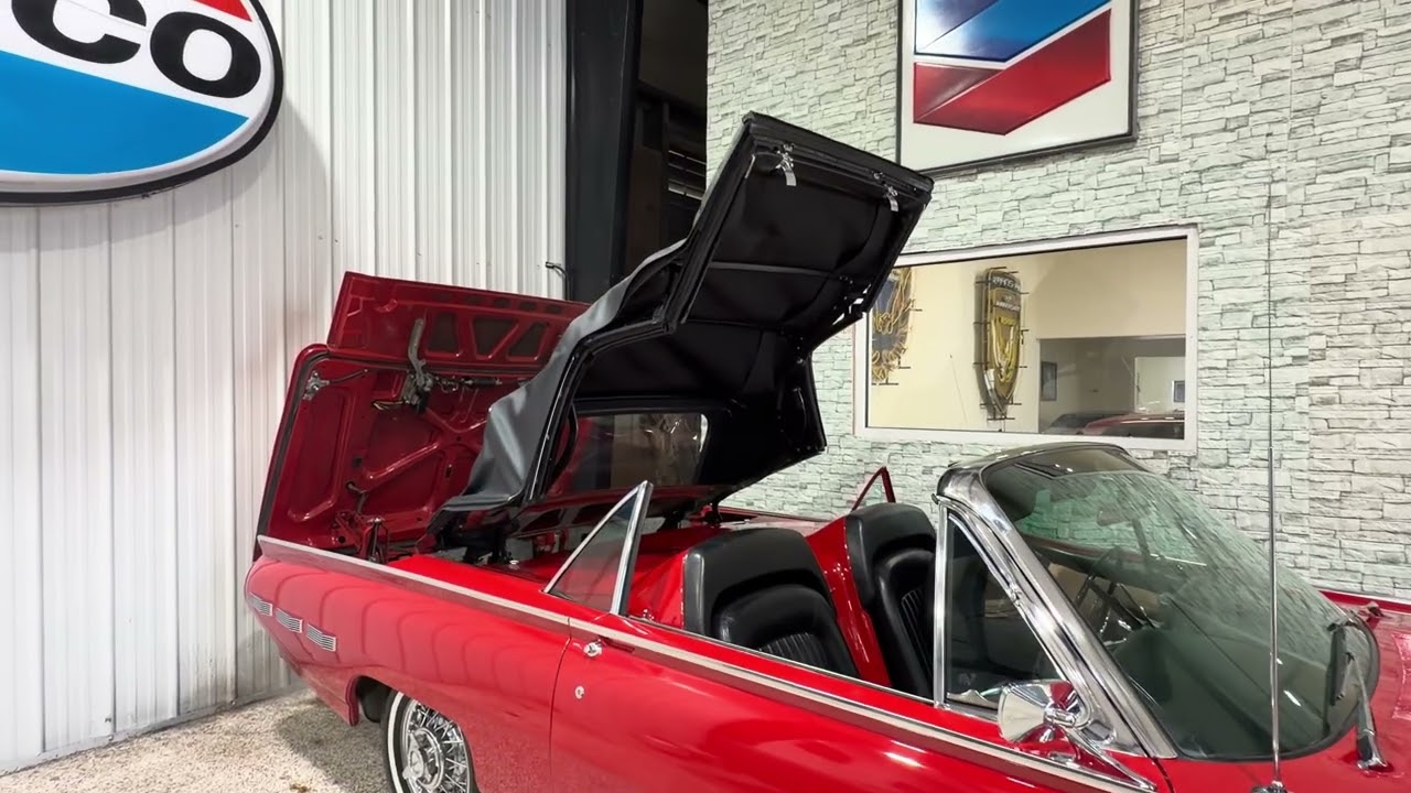 Cold Start and Top Operation Video on my 62 T Bird Roadster!