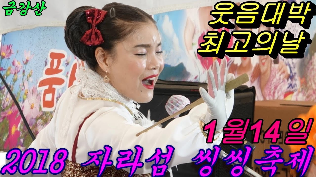💗버드리💗 2018년1월14일 주간 가평 자라섬 씽씽축제 초청 공연