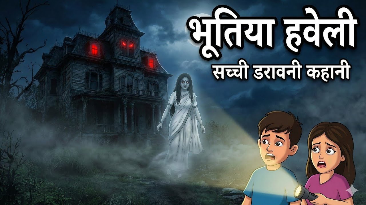 भूतिया हवेली 😱 | सच्ची डरावनी कहानी | Horror Cartoon Story Hindi #moralkahaniya #cartoon #video 