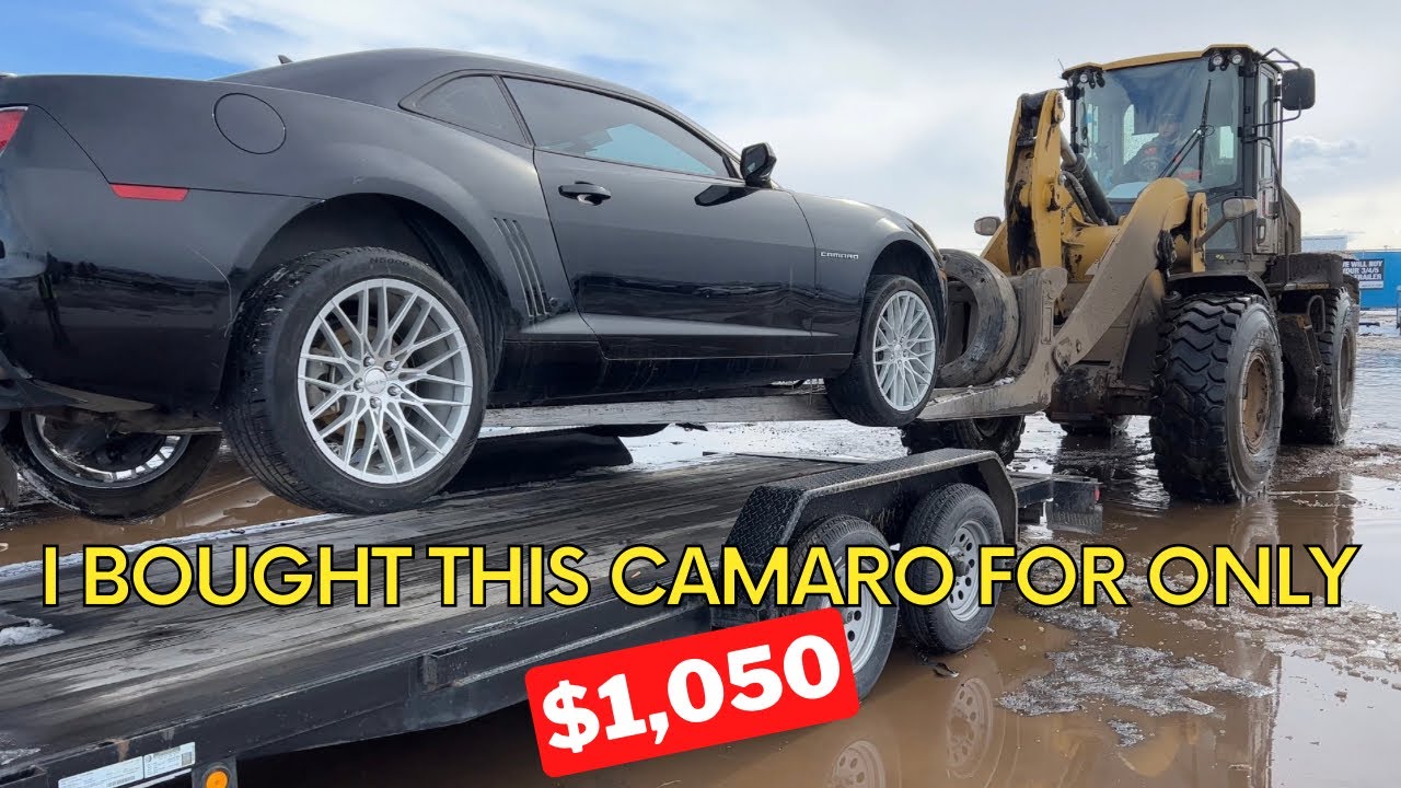 I BOUGHT THE CHEAPEST CAMARO IN COPART!!! 💰🏁 Part 1