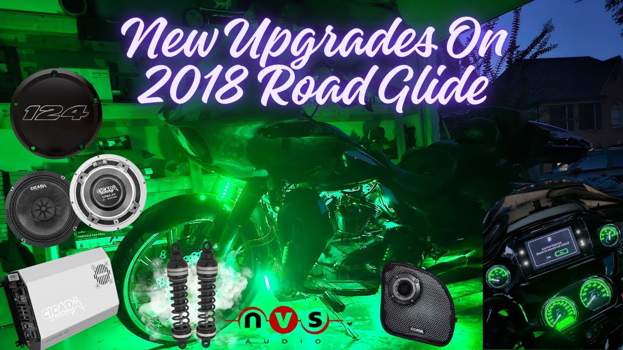 Новые обновления для Road Glide Special 2018 года: усилитель динамика NVS Audio Cicada, амортизат...