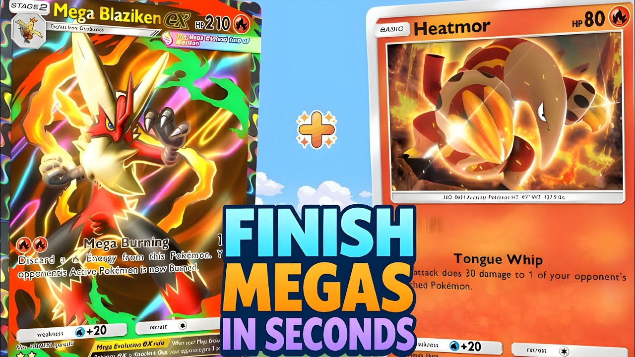 73% Winrate !! Heatmor with Blaziken is the best Fire Combo | Pokemon TCG Pocket