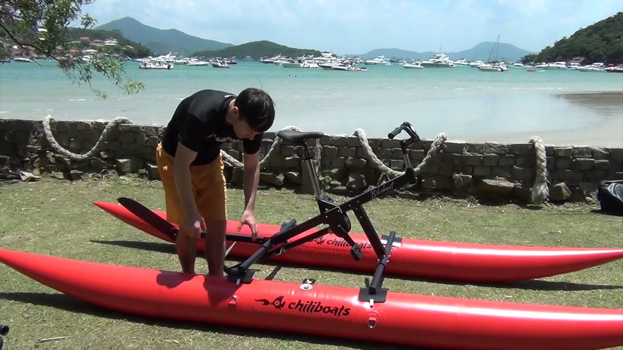 Water Bike model Bikeboat Up 2016_ Assembling