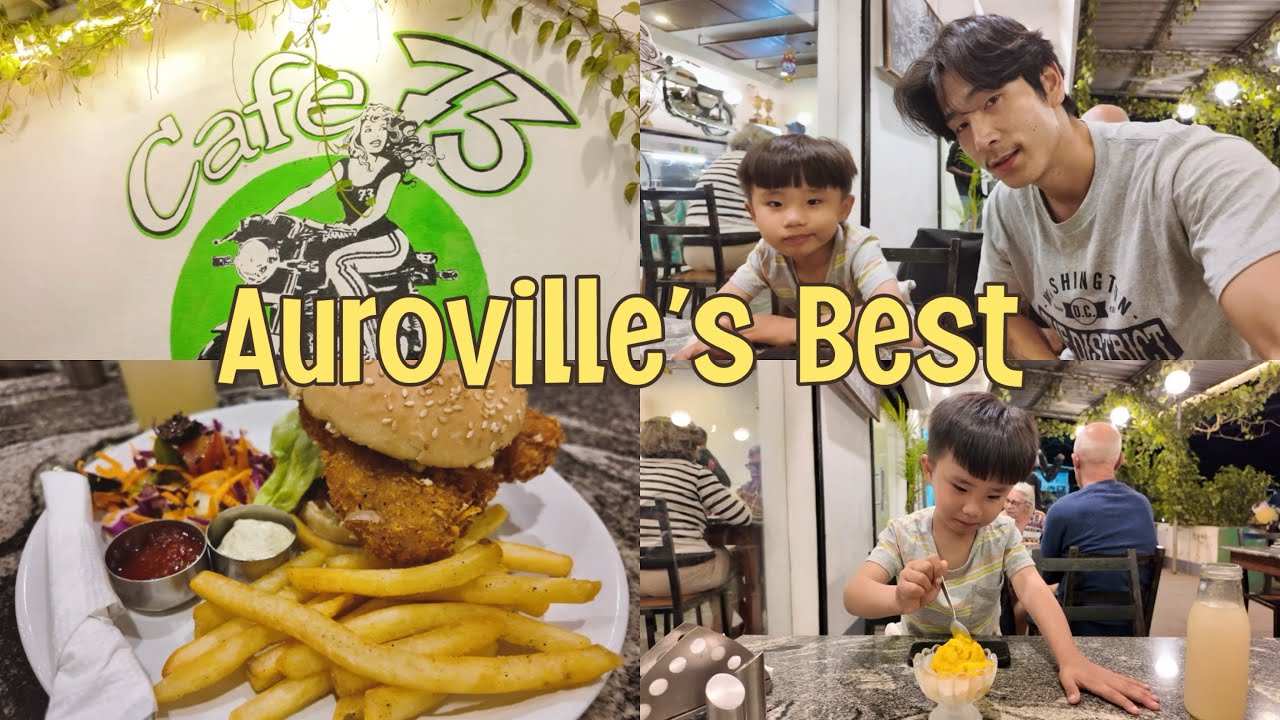 We Found the Best Burger in Auroville 🍔 | Cafe 73 | Puducherry 