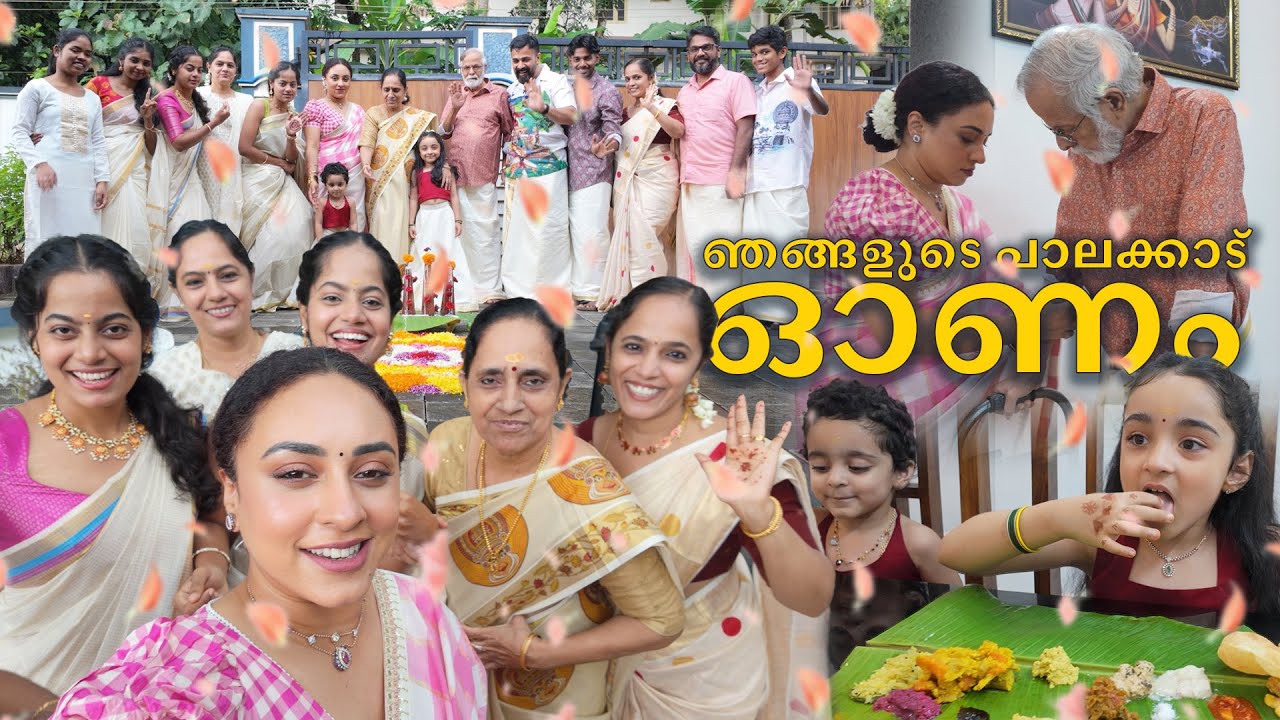 Our Family Onam ❤️ | Palakkad Onam Vlog | Pearle Maaney
