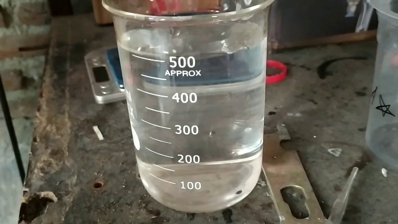 Experimen membuat cairan hydro chrome/spray on chrome
