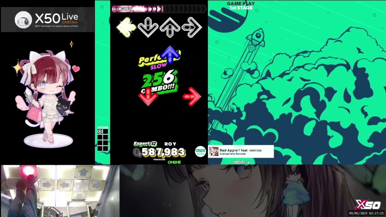 [DDR World]Bad Apple!! feat. nomico [EXPERT]FLARE IX