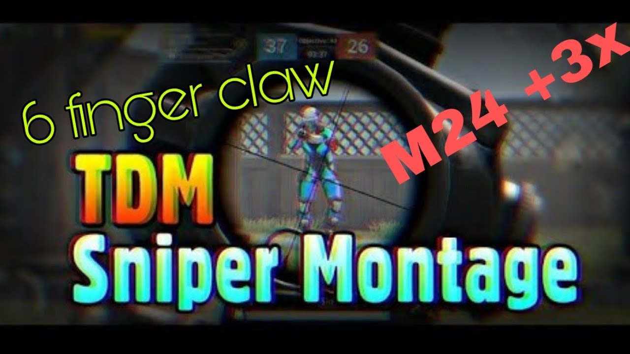 Pubg MOBILE M24 montage 6 finger claw